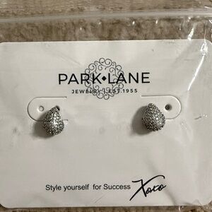 Park Lane Sparkling Silver Stud Earrings